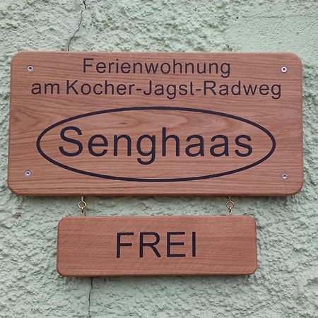 Ferienwohnung am Kocher-Jagst Radweg Neuenstadt am Kocher Exterior foto