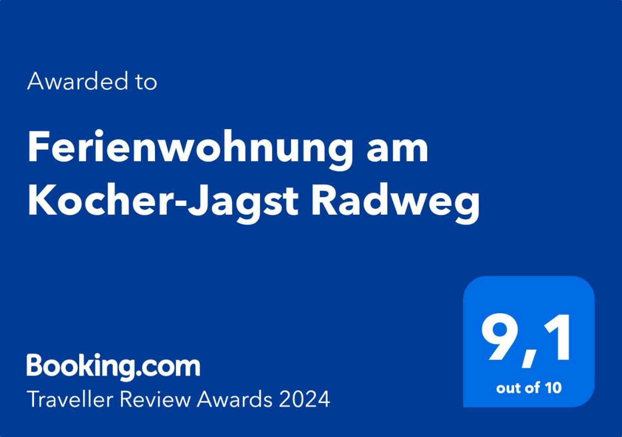 Ferienwohnung am Kocher-Jagst Radweg Neuenstadt am Kocher Exterior foto